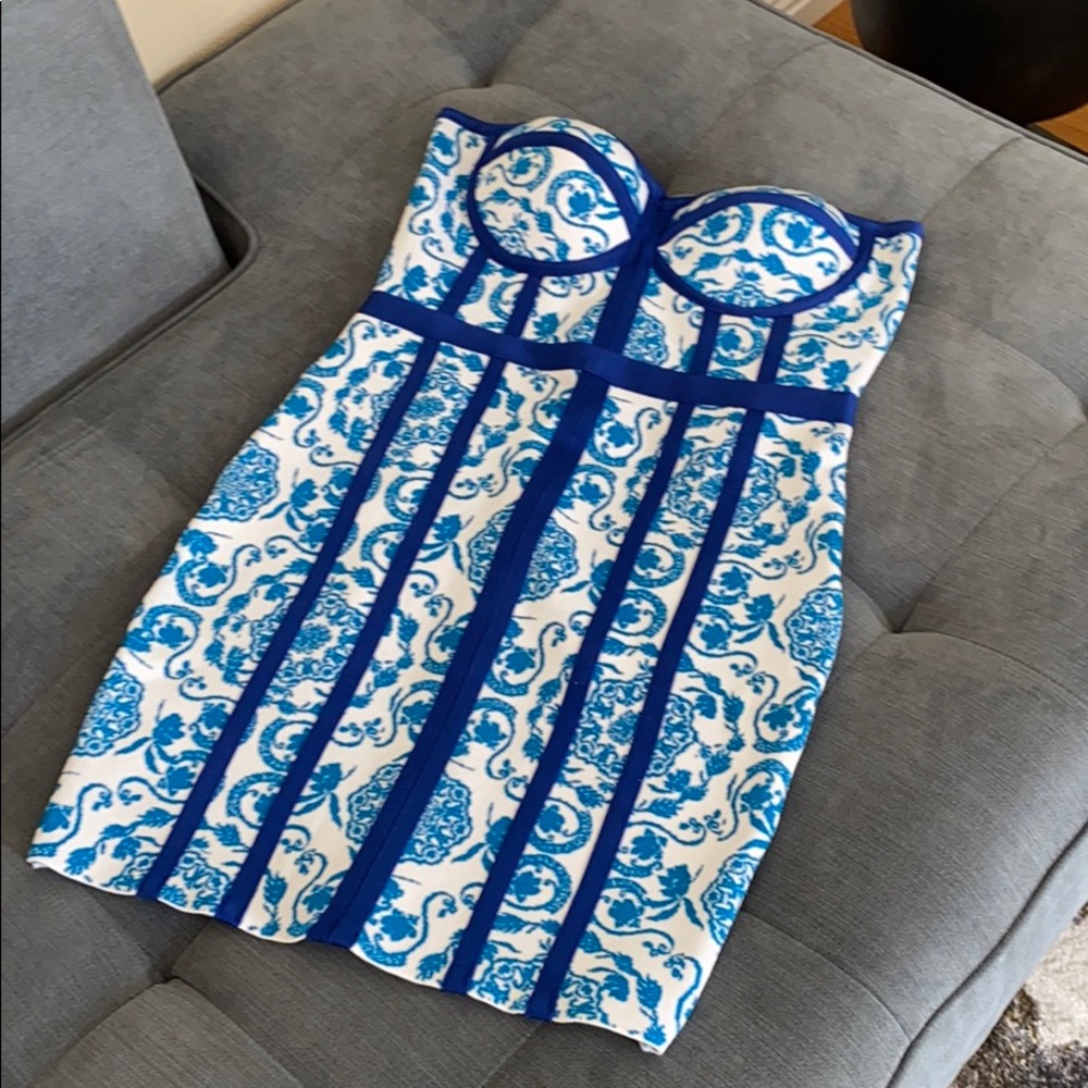 Bebe strapless dress